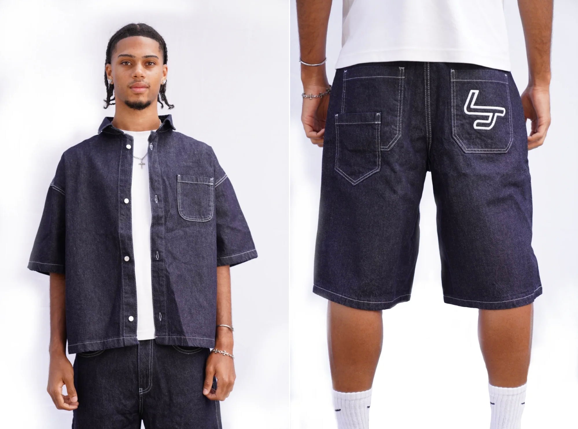 NAVY - NOES - DENIM JACKET
